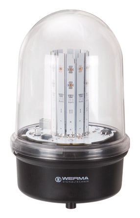 Werma 280 Series Red Continuous lighting Light Module, 230 V, Surface, LED Bulb [280.480.68]; 251-8264