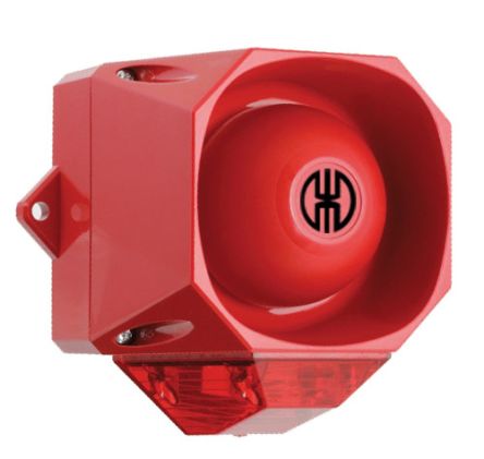 Werma 439 Series Red Sounder Beacon, 115 → 230 V, IP65, Wall Mount, 98dB at 1 Metre [439.010.68]; 251-8376