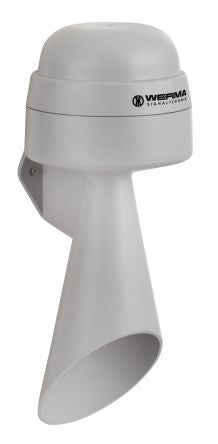 Werma 574 Series Horn, 10 → 48 V, 105dB at 1 m, IP65, AC/DC, Single-Tone [574.000.70]; 251-8443