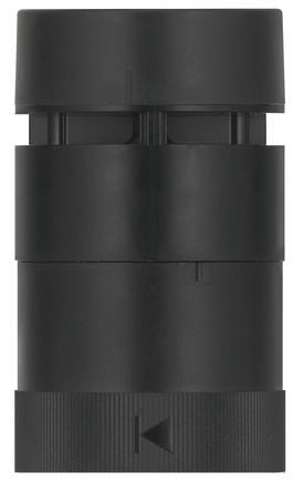 Werma KS40 Series Black Siren unit, 24 V, AC/DC, IP66, IP69K [635.820.75]; 251-8464