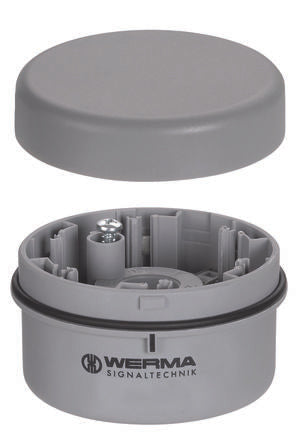 Werma KS71 Series Grey Terminal Element for Use with KombiSIGN 71, 12 → 230 V, AC/DC, IP65 [640.910.00]; 251-8471