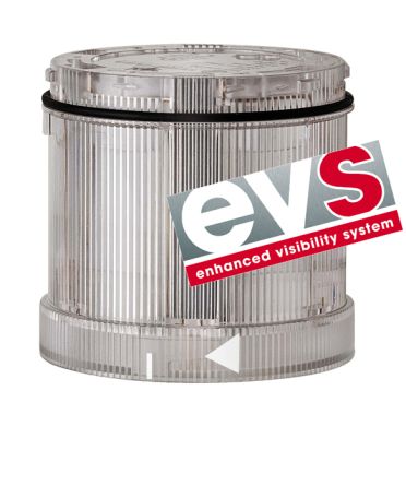 Werma KS71 Series Clear Flashing Effect Flashing Light Element, 24 V, LED Bulb, DC [644.440.55]; 251-8512