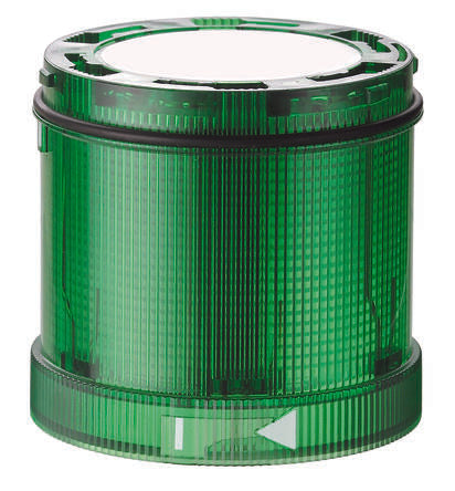 Werma KS72 Series Green EVS, Flashing Effect Flashing Light Element, 24 V, LED Bulb, DC [647.220.55]; 251-8535