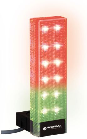Werma VarioSIGN Series Green, Red, Yellow Buzzer Signal Tower, 3 Lights, 24 V [690.200.55]; 251-8556