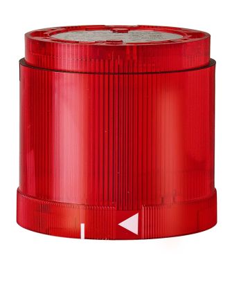 Werma KS70 Series Red Flashing Effect Flashing Light Element, 24 V, LED Bulb, DC [843.120.55]; 251-8769
