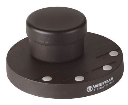 Werma Black Blinking, Continuous Effect Buzzer Unit, 100 → 240 V, LED Bulb, AC [860.640.07]; 251-8879
