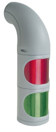 Werma 894 Series Green, Red Continuous lighting Beacon, 24 V, Wall Mount, LED Bulb [894.060.55]; 251-8904