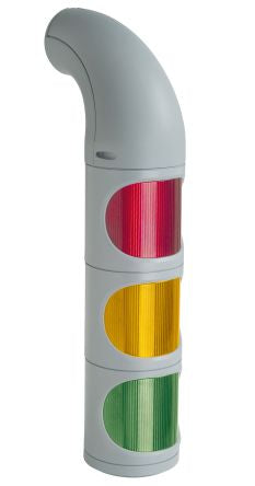 Werma 894 Series Green, Red, Yellow Continuous lighting Beacon, 24 V, Wall Mount, LED Bulb [894.080.55]; 251-8906