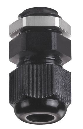Werma Black Cable Gland [960.630.04]; 251-8965