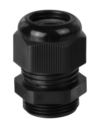 Werma Black Cable Gland [975.209.02]; 251-8976