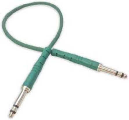 Re-An Products Bantam (TT) to Bantam (TT) Aux Cable, 24in NRA-TT 2FT-GREEN [NRA-TT 2FT-GREEN]; 251-9025