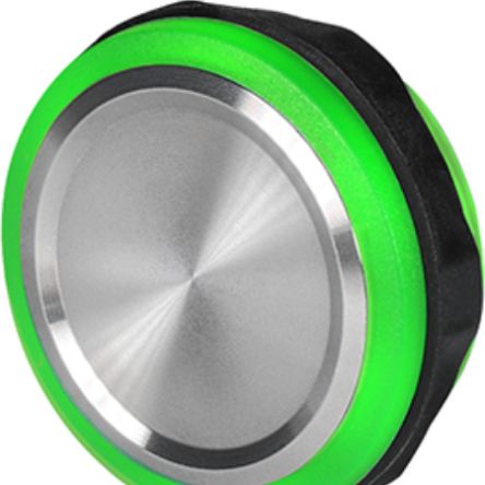 Schurter MSS 19 Series Illuminated Illuminated Push Button Switch, Momentary, Panel Mount, 19mm Cutout, SPST - NO, [3-126-722]; 251-9155