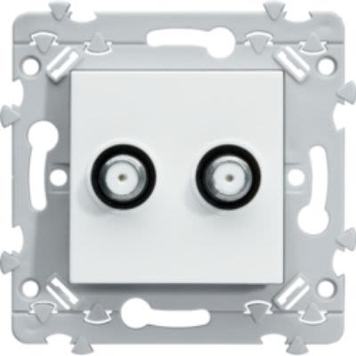 F 2 Outlet Socket [WE258]; 252-0218