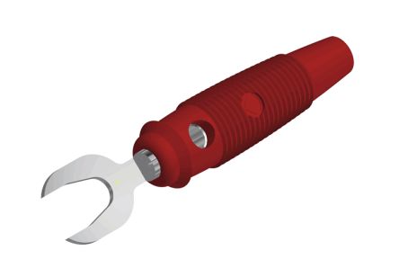 Hirschmann Test & Measurement KB 3 Insulated Fork Terminal [930585101]; 252-1286