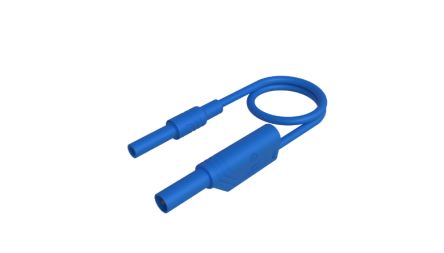 Hirschmann Test & Measurement Test lead, 32A, Blue, 1m Lead Length [934042102]; 252-1336