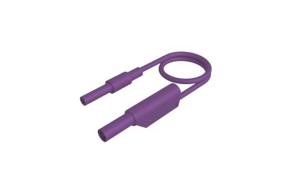 Hirschmann Test & Measurement Test lead, 32A, Violet, 1m Lead Length [934042109]; 252-1348
