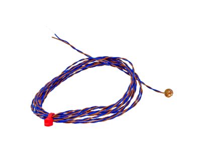 RS PRO Type K Copper Disc Thermocouple 2m Length, 6.35mm Diameter → +200°C [0]; 252-2431