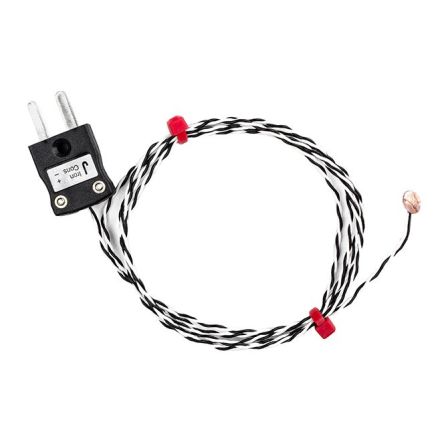 RS PRO Type K Copper Disc Thermocouple 5m Length, 6.35mm Diameter → +200°C [0]; 252-2434