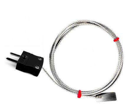 RS PRO Type J Leaf Thermocouple 2m Length, 13mm Diameter → +350°C [0]; 252-2456