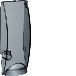 Hager Lockable Steel Transparent Door, 55mm W, 160mm L [GP102T]; 252-2610