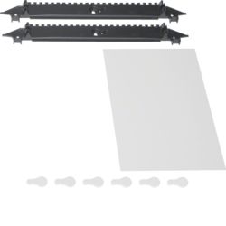 Hager Steel Back Plate, 355mm W, 250mm L [GS118D]; 252-2616