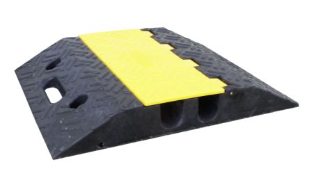 RS PRO 500mm Black/Yellow Cable Cover in Rubber, 35mm Inside dia. [0]; 252-2791