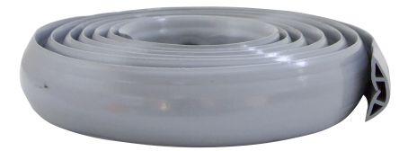 RS PRO 500mm Grey Cable Cover in PVC, 12 x 19mm Inside dia. [0]; 252-2800
