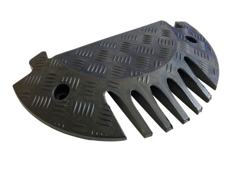 RS PRO 250mm Black Cable Cover in Rubber, 25mm Inside dia. [0]; 252-2806
