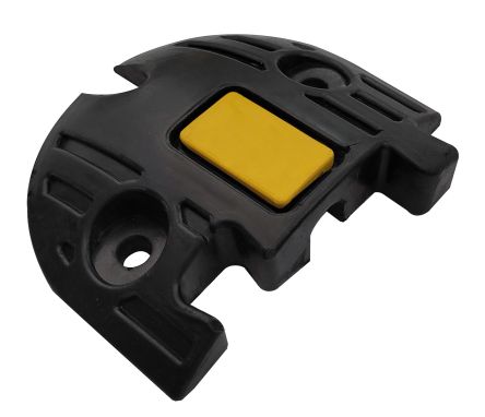 RS PRO 150mm Black/Yellow Cable Cover in Rubber, 20mm Inside dia. [0]; 252-2809