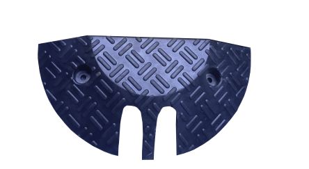 RS PRO 500mm Black Cable Cover in Rubber, 35mm Inside dia. [0]; 252-2810