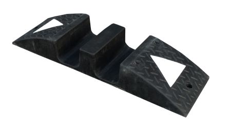 RS PRO 850mm Black/White Cable Cover in Rubber, 95 x 90mm Inside dia. [0]; 252-2819