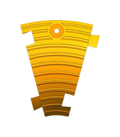 RS PRO 160mm Yellow Cable Cover in Rubber, 1 x 45mm Inside dia. [0]; 252-2828