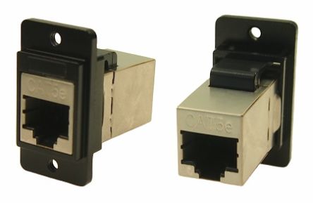 RS PRO Male Ethernet Connector, Panel Mount, Cat5e 1 Port 1 -Way [0]; 252-2989
