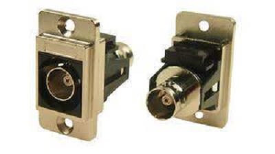 RS PRO, Jack Panel Mount BNC Connector, 75Ω, Cable Termination, Straight Body [0]; 252-2996