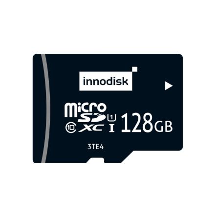 InnoDisk 128 GB Industrial MicroSD Micro SD Card, Class 10, UHS-1 [DESDM-A28S06GW1SL]; 252-3090