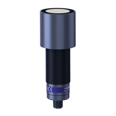 Telemecanique Sensors Ultrasonic Threaded Barrel Proximity Sensor, M30, 8 m Detection, PNP NO/NC, 12 → 24 V dc [XXS30P8PPM12]; 252-3210