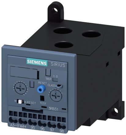 Siemens 3RB Overload Relay 1NC/1NO, 630 A F.L.C, 4 A Contact Rating, 560 kW, 3P, SIRIUS [3RB21634MF2]; 252-3226