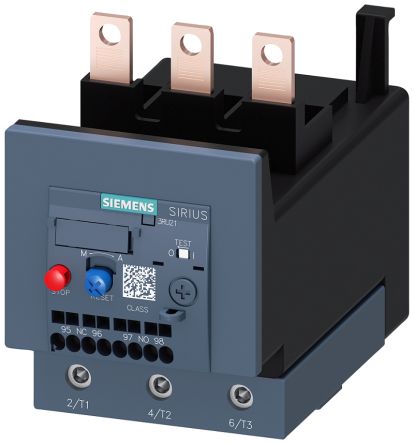 Siemens 3RB Overload Relay 1NC/1NO, 80 A F.L.C, 4 A Contact Rating, 75 kW, 3P, SIRIUS [3RB30361WD0]; 252-3236