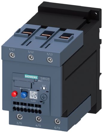 Siemens 3RB Overload Relay 1NC/1NO, 80 A F.L.C, 4 A Contact Rating, 75 kW, 3P, SIRIUS [3RB31334WD0]; 252-3265