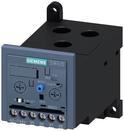 Siemens SIRIUS 3RU2 Thermal Overload Relay 1NC/1NO, 0.25 A F.L.C, 3 A Contact Rating, 0.12 kW, 3P, SIRIUS [3RU21160CC1]; 252-3286