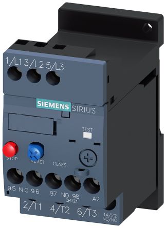 Siemens SIRIUS 3RU2 Thermal Overload Relay 1NC/1NO, 73 A F.L.C, 3 A Contact Rating, 55 kW, 3P, SIRIUS [3RU21364KD1]; 252-3364