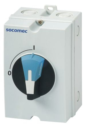 Socomec 3P Pole Wall Mount Switch Disconnector - 80A Maximum Current, IP65 [22153308]; 252-3443