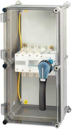 Socomec 3P Pole Wall Mount Switch Disconnector - 400A Maximum Current, IP55 [42153040]; 252-3563