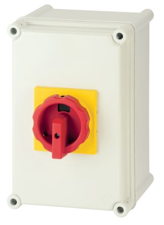 Socomec, 3P 2 Position Manual Cam Transfer Switch, 690V (Volts), 63A, Handle Actuator [43213C06]; 252-3571