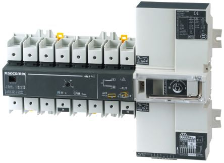 Socomec 4P Pole DIN Rail Switch Disconnector - 125A Maximum Current [93444012]; 252-3630