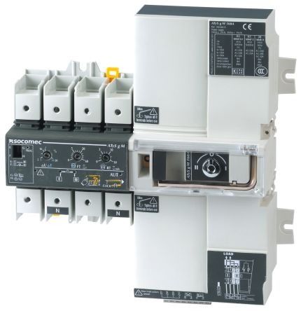 Socomec 2P Pole DIN Rail Switch Disconnector - 63A Maximum Current [93532006]; 252-3631