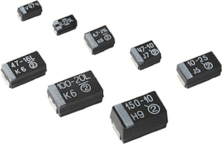 Vishay 22μF Tantalum Capacitor 6.3V dc [293D226X96R3B2TE3]; 252-5199