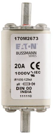 Socomec 32A Tag Fuse, NH00, 1kV [170M2675]; 252-5300