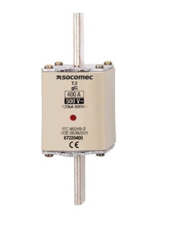 Socomec 250A NH Fuse, NH2, 500V [67220250]; 252-5344