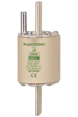 Socomec 160A NH Fuse, NH2, 690V [68730160]; 252-5352